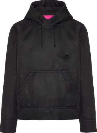 Valentino Zwarte Hoodie Jas voor Heren - Heren - Hoodies - Zwart - S - Nylon - Hoodies & sweatvesten