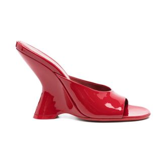 Dries Van Noten Heeled Mules - female - Dries Van Noten - Heeled Mules - Red - 3 UK - Shoes