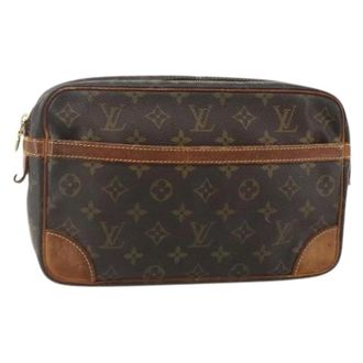 Louis Vuitton Pre-owned Clutches, female, Brown, Size: ONE SIZE Pre-owned Vintage Monogram Clutch