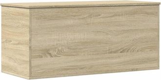 vidaXL Storage Box Sonoma Oak 100x42x46 cm Engineered Wood Vidaxl