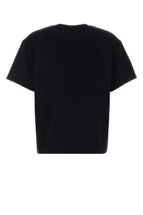 Alexander McQueen Womens Black Cotton T-Shirt Tcottonrcotton