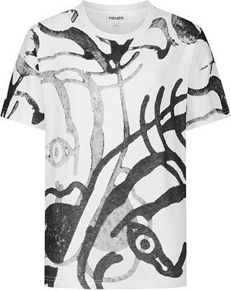 Kenzo SS21 T-Shirt White FB55TS0754SB-01B