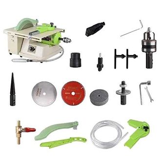 OEM Pulidora De Joyas, 1380 W De Potencia, Velocidad Ajustable, Color Verde