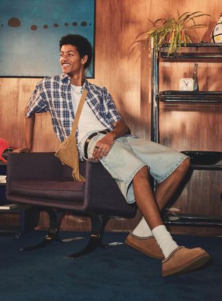 Djab Mens Light blue 10 jort Baggy fit