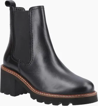 Hush Puppies Womens Gaia Womens Chelsea Boots - Black - Size: 6