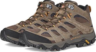 Merrell Moab 3 Mid Mens Shoes Walnut : 10.5 W, Textile/Leather