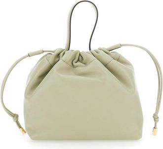 Chlo&eacute; Womens Shoulder Bag Icons Grey Leather