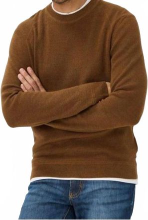 Brax Crew Neck Sweater In Toffee
