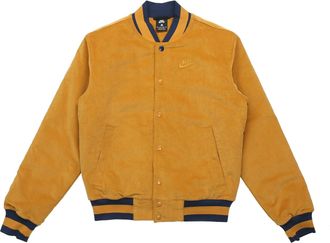 Nike corduroy Skateboard Sports Jacket Yellow CK5445-712