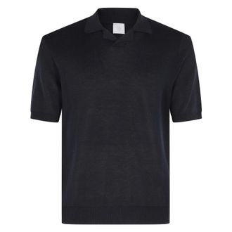 Eleventy Heren, Tops, Blauw, Maat: XL Leer