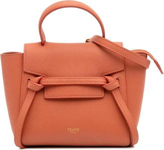 Celine Pre-owned Handbags, female, Orange, Size: ONE SIZE Pre-owned Pico Belt Belted Handbag