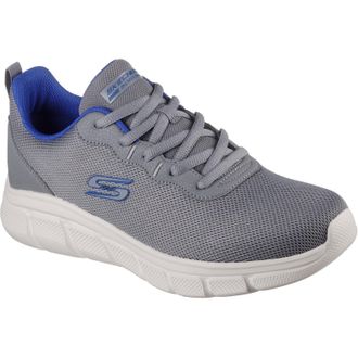 Skechers BOBS B Flex Icy Edge Textiel Heren Donkergrijze Sneakers