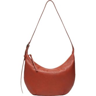 Oryany Crescent Leather Shoulder Bag in Cognac at Nordstrom