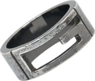 Gucci Silver 925 Band Ring (Pre-Owned)