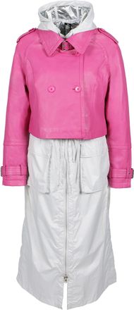 Freaky Nation Lederjacke FREAKY NATION Miss Center-FN, Damen, Gr. S (36), pink, 50% Leder 50% Polyester, Jacken Lederjacke