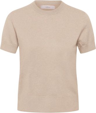 Inwear Gebreide kleding - Dames - Ronde hals truien - Beige - M - Truien & Vesten