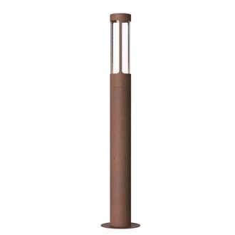 Nordlux Industrial Outdoor Garden Post Brown Corten GU10 Coastal/Marine Safe, IP44