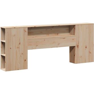 vidaXL Vidaxl - Cabecero de cama con almacenaje madera maciza de pino 180 cm