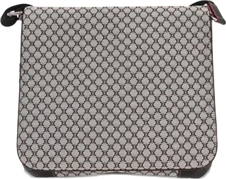 Celine 1990-2000s messengertas met macadam patroon - Grijs
