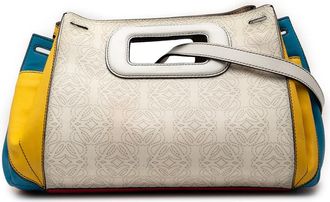 Loewe Pre-owned Loewe Anagram Multicolor Leather Accordion Satchel Ladies 290802