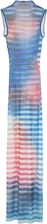 Jean Paul Gaultier Striped Sleeveless Dress - Womens - Polyamide