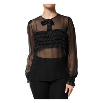 Dolce & Gabbana Mujer, Blusas y Camisas, Negro, Talla: S