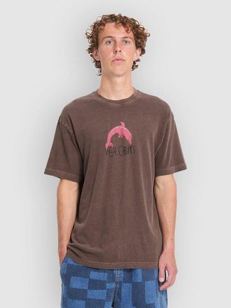 Volcom Fa Ozzy 3 Camiseta marr&oacute;n