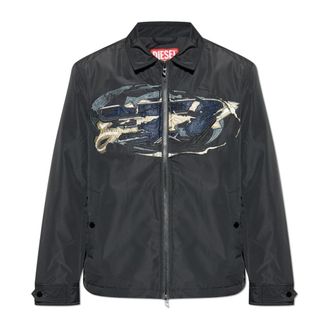 Diesel Jas J-Oachim-D-Padd - Heren - Zomerjassen - Zwart - S - Jassen
