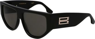 Victoria Beckham Sunglasses, female, Black, Size: ONE SIZE Vb676S Rectangle Sunglasses