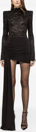 Nissa backless mini dress - women - Nylon/Spandex/Elastane/Polyamide/Spandex/Elastane - 38 - Black