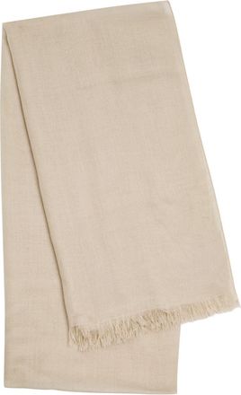 Brunello Cucinelli Cashmere and Silk-blend Scarf - Beige - One Size