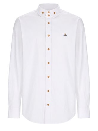 Vivienne Westwood Krall Long-Sleeve Button-Down Cotton Shirt