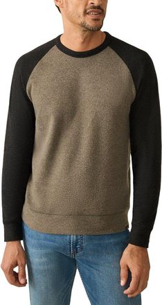 Faherty Legend Baseball Sweater Crew