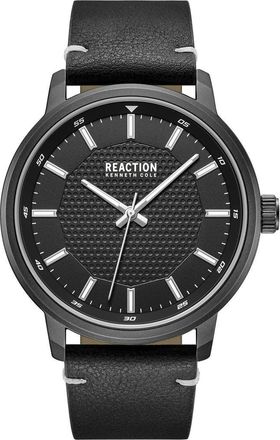 Kenneth Cole Reaction Classic Black Strap Watch, 44mm at Nordstrom Rack