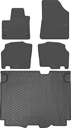 OEM Mercedes Citan W420 Van A Partir De 2021 Set - Alfombrillas De Goma + Alfombrilla Maletero