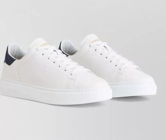 Woolrich calf leather low-top sneakers
