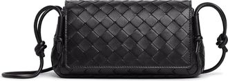 Bottega Veneta WOVEN NAPPA CLUTCH WITH ADJUSTABLE TUBULAR SHOULDER STRAP - Bottega Veneta - Woman