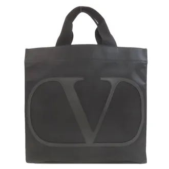 Valentino Black Nylon Tote Bag (Pre-Owned)