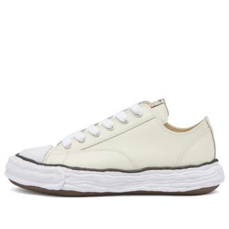 Miharayasuhiro Peterson23 OG Sole Leather Low White A11FW704-WHITE