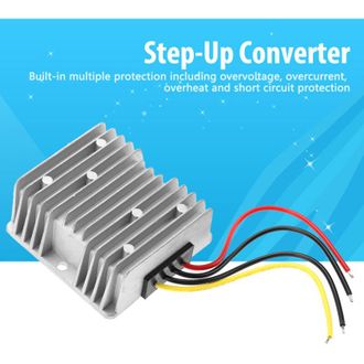 OEM Convertidor De 12v A 24v, Convertidor De 12v A 24v 15a 360w Con Fusible, Conector R&aacute;pido Impermeable, Convertidor Elevador De Cc Para Carros De Golf, 