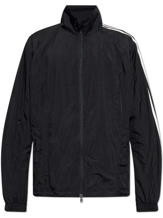 Yohji Yamamoto Trainingsjack met logo - Zwart