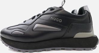 HUGO BOSS Mens Hugo Cubite Runner Itbbl Trainers Black 001 - Size: 12