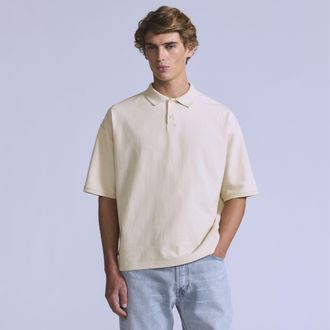 Levi's Cropped Polo - Mens - XL - White