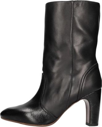 Chie Mihara Laarzen Zwart - Dames - Laarzen met Hak - Zwart - 40 EU - Leer - Schoenen