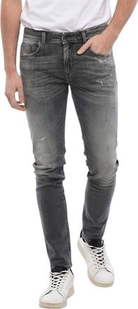 Diesel Grey Low Rise Jeans