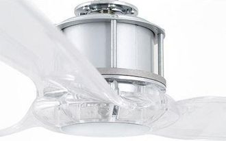 Netlighting Just Chrome Ceiling Fan With DC Motor Smart Remote Included