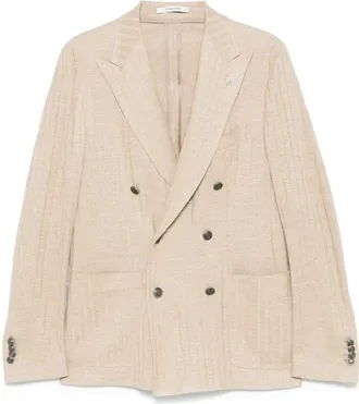 Tagliatore Gebreide blazer - Beige
