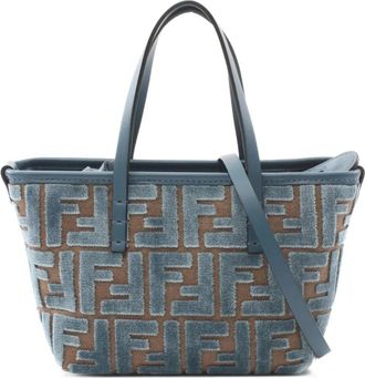 Fendi Borsa tote Velor mini anni 2020 - Blu