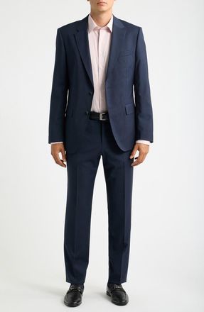 BOSS Huge Huge Wool Suit in Dark Blue at Nordstrom, Size 40