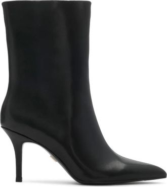 Kazar Tamira Booties - Dames - Laarzen met Hak - Zwart - 35 EU - Leer - Schoenen